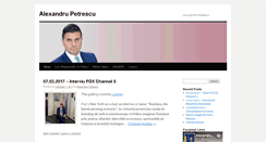 Desktop Screenshot of alexpetrescu.com